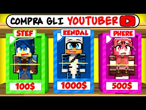 MINECRAFT MA PUOI COMPRARE GLI YOUTUBER PER 1000 EURO!