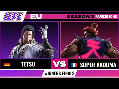 Tetsu (Claudio) vs Super Akouma (Akuma) Winner Finals: ICFC Tekken 7 EU Season 3 Week 6