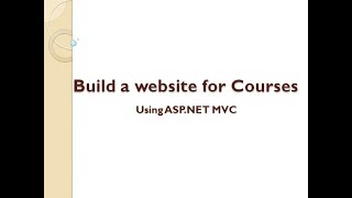 Build a website with ASP.NET MVC: 12. Design Home page (Main page)