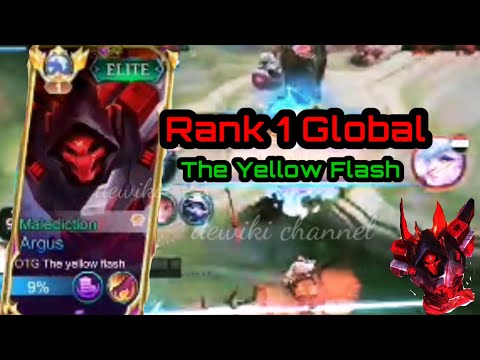 Top 1 Global Argus by The Yellow Flash @dewikichannel1688
