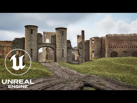 Unreal Engine 5 | Speed Level Design | Alien World x Highland Mountain Ruins