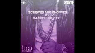 Nipsey Hussle - 50 Niggaz [DJ Artillery SCREWED AND CHOPPED]