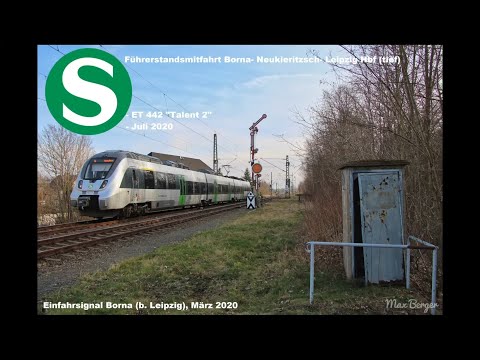 Führerstandsmitfahrt S6 Borna - Neukieritzsch - Leipzig Hbf (Oktober 2020)