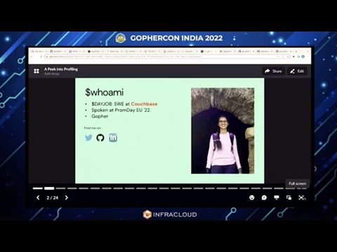 GOPHERCON INDIA | 2022 | A Peek into Profiling: Custom and Otherwise  by Aditi Ahuja