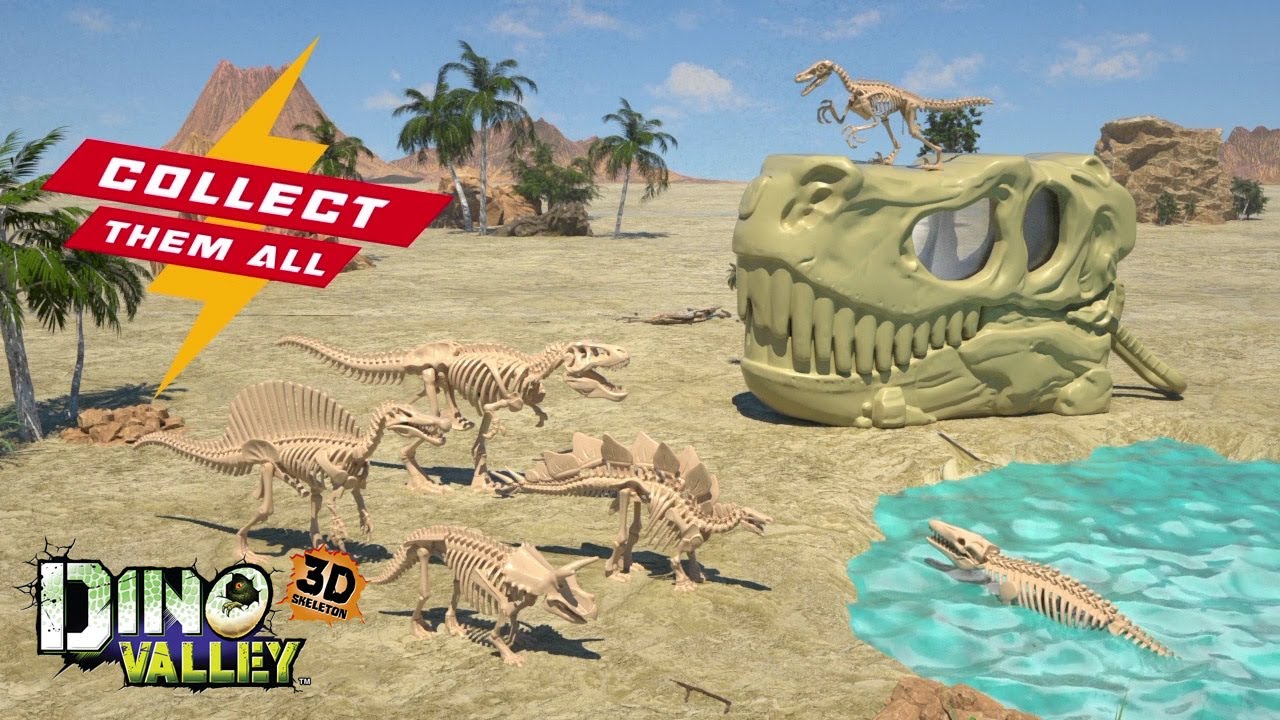 Конструктор Dino Valley Діно міні скелет динозавра (542040)