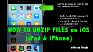 How to unzip files on iOS (iPhone & iPad)