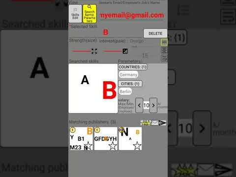 JOB by SKILLS MATCHING. SIMPLE video thumbnail