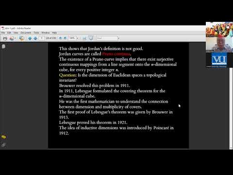 "Dimension Theory and Metric Spaces of Vector Groups" by Prof. Sheng Bau (Part. 1/4)