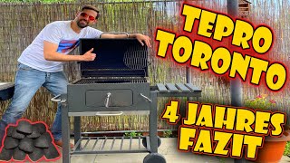 Tepro Toronto Holzkohlegrill nach 4 Jahren! Langzeit Fazit - Praktische Tipps 2024