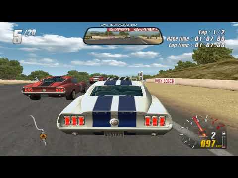Toca Race Driver 2 (ford mustang 68' Laguna Seca)