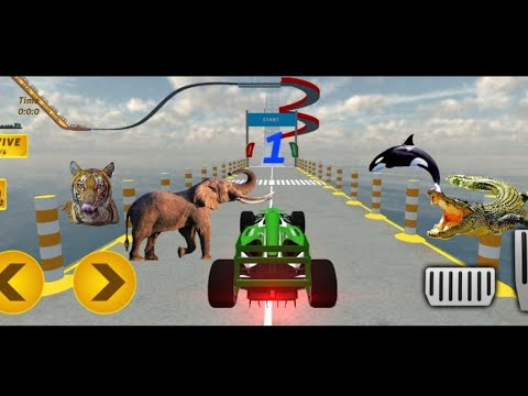 Formula Ramp Car Stunts: Impossible Red Formula Car Driving - Android GamePlay 3D