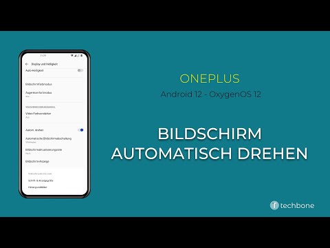 Bildschirm automatisch drehen - OnePlus [Android 12 - OxygenOS 12]