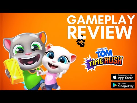 Talking Tom Time Rush gameplay - Outfit7 Limited - review - first impressions - YouTube