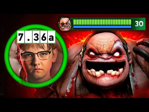When 7.36a  PUDGE is YATORO | INSANE HOOKS