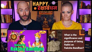 Raksha Bandhan Story | Hindu Festival REACTION by foreigners | Lord Krishna and Draupadi