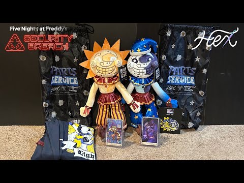 FNaF HEX Sun And Moon Plush Review!
