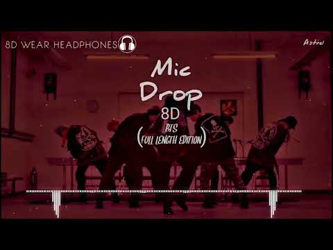 [8D] BTS - MIC Drop (Steve Aoki Remix - Full Length Edition)【WEAR HEADPHONES🎧🎶🔊】{download link}