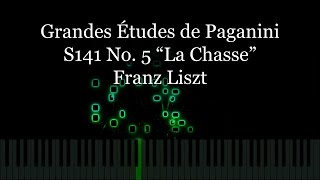 Grandes Études de Paganini No. 5 (S141 No. 5 - La Chasse) Variation - Franz Liszt