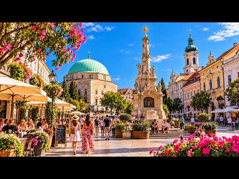 Pécs Hungary 🇭🇺 AMAZING European City You Must Visit! 😍 UNESCO Travel Walk 4K HDR