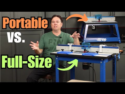 Kreg Portable vs Full Size Router Table Review