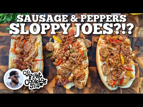 Sausage and Pepper Sloppy Joes | Blackstone Griddles