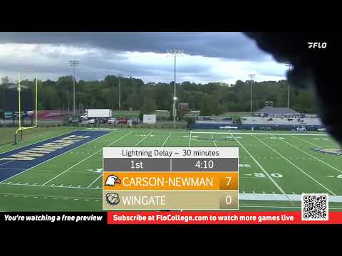 Free D2 Football Live Stream: Carson-Newman vs Wingate | D2 College Football