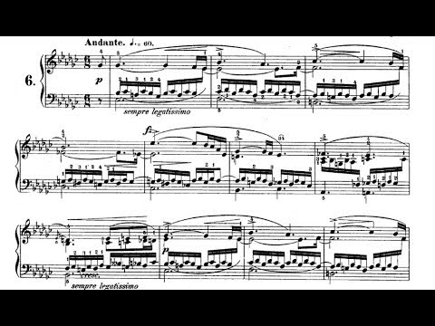 chopin etude op.10 no.6 (+ sheet music)