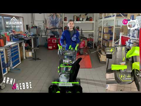 Vorstellung der EGO Akku-Schneefräse SNT2400E - EGO POWER Schneefräse