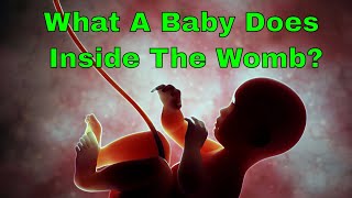 Any idea what a baby does inside the womb? Read the facts you might not be knowing