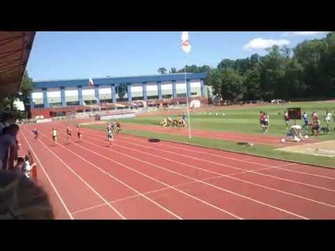 Ola Pawlak bieg na 200 m 28,89 III miejsce na podlasiu