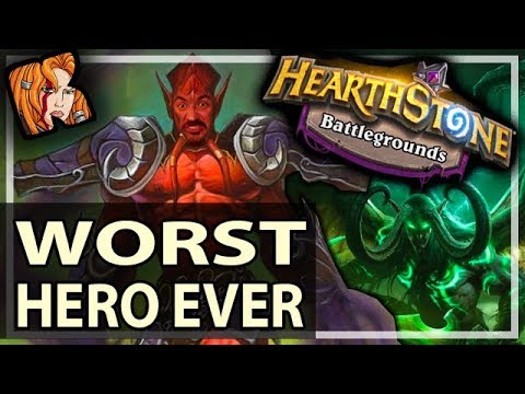 THIS IS THE WORST HERO EVER! - Hearthstone Battlegrounds