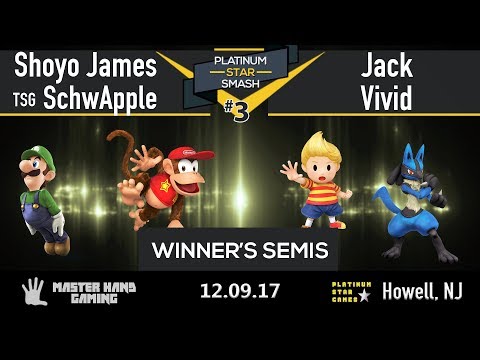 Platinum Star Smash 3 - TSG | SchwApple + Shoyo James vs. Vivid + Jack - Winner's Semifinals