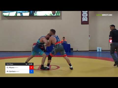 2018 Marine Corps US Open/Senior Men's Greco-Roman 82 3rd Place - Courtney Myers (Army) Vs. Richar