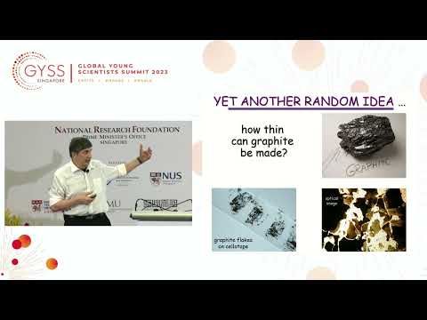 Sir Andre Geim at GYSS 2023 – Random Walk to Graphene