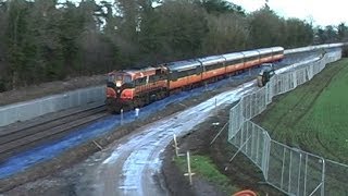preview picture of video '088 & MK2s on 1325 Heuston-Limerick at Stacumny Bridge on 08-January-2008'
