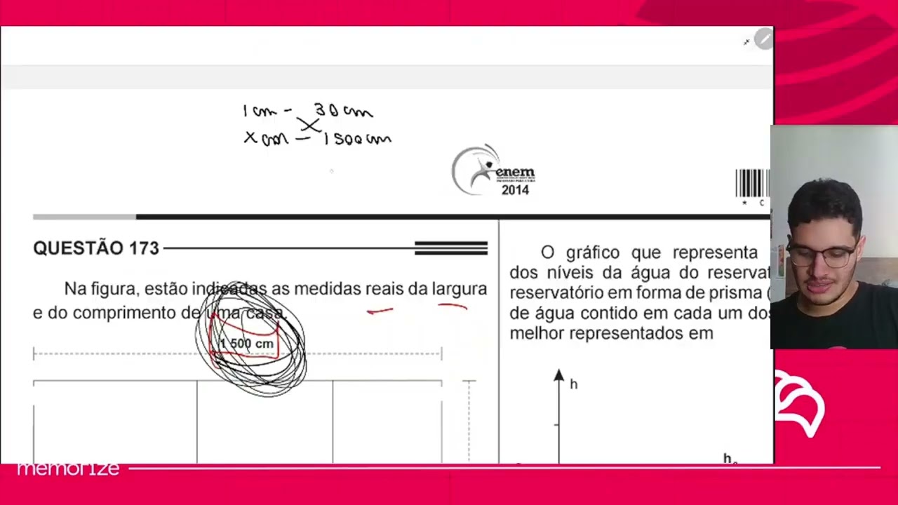 Resolução em Vídeo — Questão 173 ENEM 2014 Reaplicação
