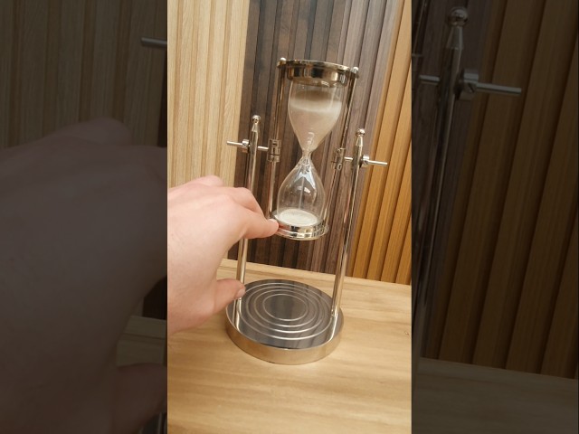 Vídeo relacionado con Reloj De Arena, Temporizadores De Arena Cristal Transparente Reloj De Arena para Decoración De Oficina