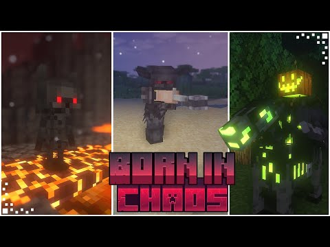 SirColor - Born In Chaos (Minecraft Mod Showcase) | New Mobs, Weapons & Armor | Best Mod for Halloween | 1.19