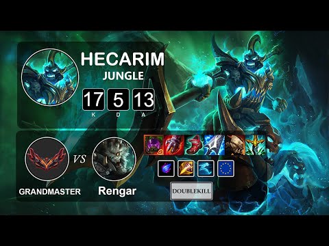 Jungle Hecarim vs Rengar - LOL EUW Grandmaster Season 12 Patch 12.1