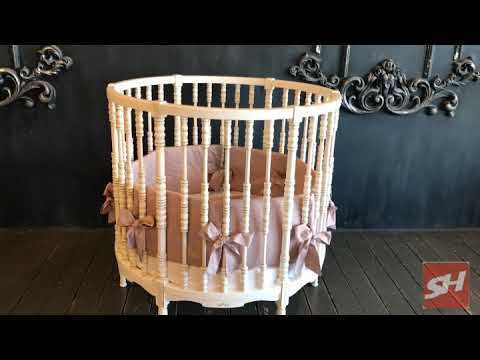 Первая метровая круглая кроватка от SooHooKids
