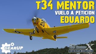 FSX | CARENADO BEECHCRAFT T-34B MENTOR | ORBX | VUELO A PETICIÓN | ESPAÑOL #fsx