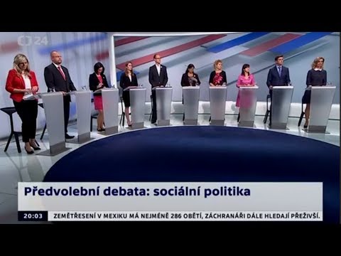 #4 Předvolební debata: Zástupci 10 stran o sociální politice, důchodech a zaměstnanosti
