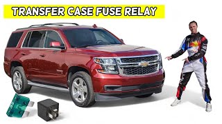 CHEVROLET TAHOE SUBURBAN TRANSFER CASE FUSE RELAY LOCATION REPLACEMENT 2015 2016 2017 2018 2019 2020