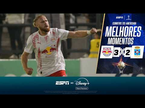 Gols e lances de Red Bull Bragantino x Blooming