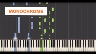 Yann Tiersen - Monochrome (Synthesia Tutorial)