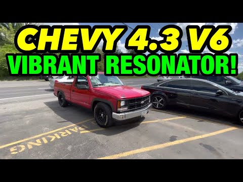 1995 Chevy 1500 4.3L V6 EXHAUST w/ VIBRANT BOTTLE RESONATOR!