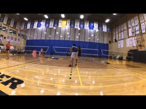 2015 Humber Badminton Cup MX Flight B Finals Pt2 | Alvin and Sandy Vs. Centennial College