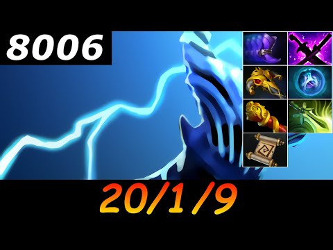 Dota 2 Razor 8006 MMR 20/1/9 (Kills/Deaths/Assists) Ranked Full Gameplay