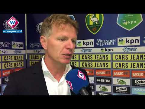 Reactie Fons Groenendijk na ADO Den Haag - Sparta Rotterdam