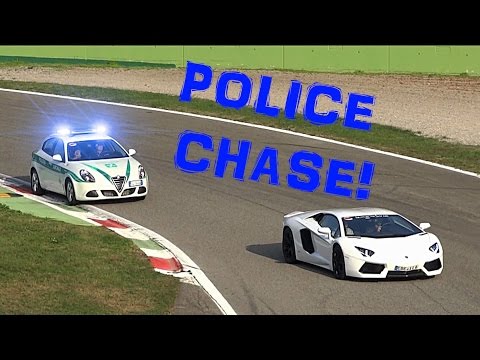 Police chasing supercars? 6RDS @Autodromo di Monza Racetrack